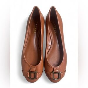 Women's Brown Leather Flats